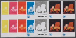 07786 Singapur: 1974, Singapur, UNICEF - CHILDREN'S DAY, »Lorry« By Hoe Yeen Joong - 6 Items; Progressive - Singapour (...-1959)