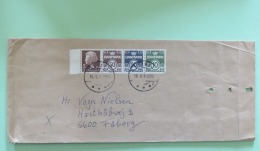 Denmark 2008 Cover Abenrd To Faborg - Queen Margarethe - Lettres & Documents