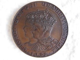 Medal King George VI And Queen Elizabeth Commemoration 1937 - Other & Unclassified