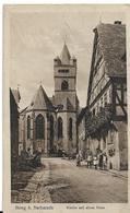 Rhénanie-Palatinat Bacharach STEEG KIRCHE MIT ALTEM HAUS ENFANTS ANIMATION 1927 - Bad Bergzabern