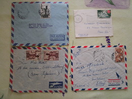 Lot De 12 Lettres AEF - Covers & Documents