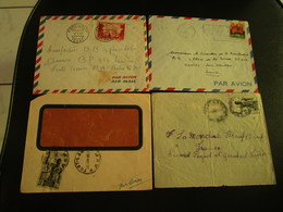 Lot De 12 Lettres AEF - Covers & Documents