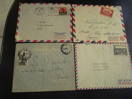 Lot De 12 Lettres AEF - Briefe U. Dokumente