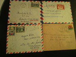 Lot De 8 Lettres AEF - Covers & Documents