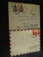 Lot De 10lettres AEF - Briefe U. Dokumente