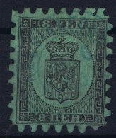 Finland : Mi Nr   6 B  Obl./Gestempelt/used  1860 - Usati