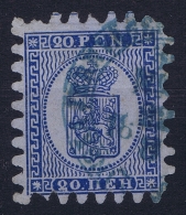 Finland : Mi Nr   8 B  Obl./Gestempelt/used  1860 - Gebraucht