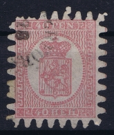 Finland : Mi Nr   9 B  Obl./Gestempelt/used  1860 - Usati