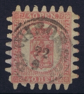 Finland : Mi Nr   9 C   Obl./Gestempelt/used  1860 - Usados