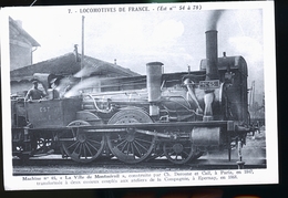 LOCOMOTIVES FRANCAISES - Stations - Met Treinen