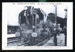 LOCOMOTIVES FRANCAISES - Estaciones Con Trenes
