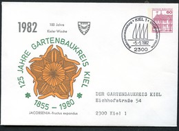 Bund PU115 C2/021 Privat-Umschlag GARTENBAUKREIS KIEL Sost. Kieler Woche 1982 - Privé Briefomslagen - Gebruikt