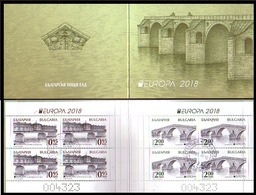 BULGARIA / BULGARIE - 2018 - EUROPA - SEPT - Ponts -  Carnet Obl. - 2018