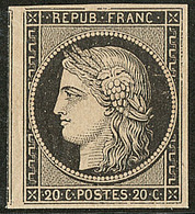 ** No 3, Noir, Un Voisin, Très Frais. - TB - 1849-1850 Ceres