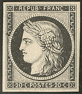 * No 3a, Noir Sur Blanc, Très Frais. - TB - 1849-1850 Cérès