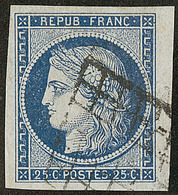 No 4c, Petit Bdf, Obl Grille, Ex Choisi. - TB - 1849-1850 Cérès