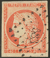 No 5b, Orange Vif, Obl Pc 583, Un Voisin. - TB - 1849-1850 Cérès