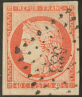 No 5b, Orange Vif, Obl Pc 583, Un Voisin. - TB - 1849-1850 Ceres