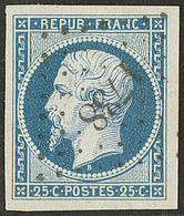 No 10, Bleu, Obl Pc 1738, Ex Choisi. - TB - 1852 Luis-Napoléon