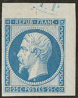 ** Réimpression. No 10e, Cdf Avec "Contrôle TP", Superbe - 1852 Luis-Napoléon