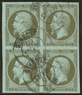 No 11, Bloc De Quatre Obl Cad 15 D'Oran Mars 62. - TB - 1853-1860 Napoléon III