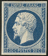 * No 14Ic, Bleu Foncé. - TB - 1853-1860 Napoléon III