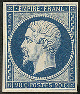 * No 14Ic, Bleu Foncé. - TB - 1853-1860 Napoleon III