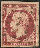 No 18, Obl Gros Points, Replaqué, TB D'aspect - 1853-1860 Napoléon III
