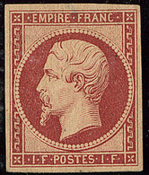 * Réimpression. No 18e, Gomme Altérée Mais TB. - R - 1853-1860 Napoleon III