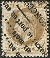 Mordoré. No 27II, Impression Typo. - TB - 1863-1870 Napoléon III Con Laureles