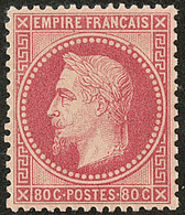 * No 32, Rose, Très Frais Et Centré. - TB. - R - 1863-1870 Napoléon III Lauré