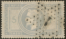 No 33, Obl étoile 1. - TB - 1863-1870 Napoléon III Con Laureles