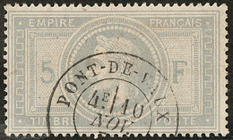 No 33, Obl Cad Pont De Vaux, Jolie Pièce. - TB - 1863-1870 Napoléon III Lauré