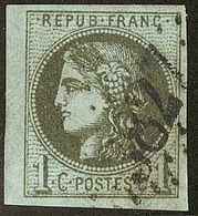 No 39I, Nuance Foncée, Obl Gc 3827. - TB - 1870 Emission De Bordeaux