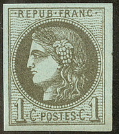 ** No 39Ia, Olive Foncé, Très Frais. - TB - 1870 Bordeaux Printing