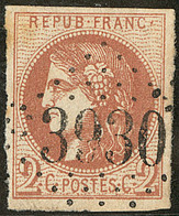 No 40II, Obl Gc 3930. - TB - 1870 Bordeaux Printing