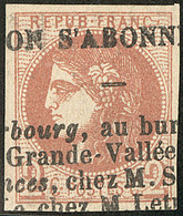 No 40II, Impression Typo, Plis Mais TB D'aspect (cote Maury 2009) - 1870 Bordeaux Printing