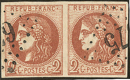 No 40II, Obl Gc 675. - TB - 1870 Bordeaux Printing