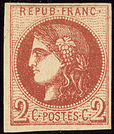 * No 40IIc, Rouge Brique. - TB - 1870 Emission De Bordeaux