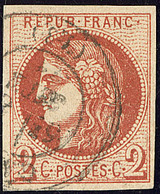No 40IIc, Pos. 6, Pli Mais TB D'aspect - 1870 Emission De Bordeaux