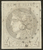 No 41IIb, Gris Jaunâtre, Obl Gc 758. - TB - 1870 Emission De Bordeaux