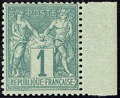 ** No 61, Vert, Bdf, Très Frais. - TB - 1876-1878 Sage (Type I)