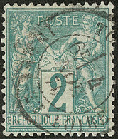 No 62, Vert, Obl Cad 17 De Nov 76. - TB - 1876-1878 Sage (Type I)