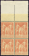 ** No 94, Bloc De Quatre Bdf, Très Frais. - TB - 1876-1878 Sage (Type I)