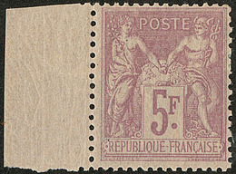* No 95a, Violet Pâle Sur Lilas Clair, Petit Bdf. - TB - 1876-1878 Sage (Type I)