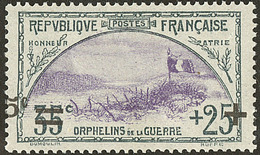 * 2e Orphelins. Surcharge à Cheval. No 166d. - TB - Autres & Non Classés