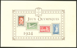 (*) Jeux Olympiques 1924. Epreuve Collective Des 4 Timbres N°183 à 186, 264x164mm, Des Froissures Mais TB. - R - Autres & Non Classés