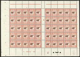 ** No 50, Panneau De 50ex Mill. 0, Très Frais. - TB - Autres & Non Classés