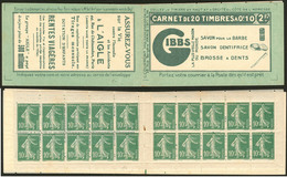 ** No 159C1, Carnet De 20t, S.26, Sans Agrafe. - TB - Autres & Non Classés