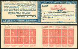 ** No 199C57, Carnet Ed 20t, S.178, Sans Agrafe. - TB - Autres & Non Classés